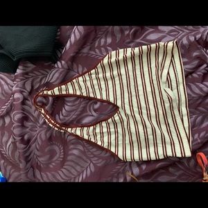 Stripes halter top